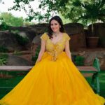 Sadha Instagram - 💛💛💛 For the one & only #neethoneydance on @starmaa … ☺️ Stylist @harinireddym Outfit @omanas_clothing Jewellery @houseofqc Hair @2727parvathi Asst @rakeshmanchi PC @sowmyartphotography #sadaa #danceshow #realityshow #judge