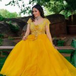 Sadha Instagram - 💛💛💛 For the one & only #neethoneydance on @starmaa … ☺️ Stylist @harinireddym Outfit @omanas_clothing Jewellery @houseofqc Hair @2727parvathi Asst @rakeshmanchi PC @sowmyartphotography #sadaa #danceshow #realityshow #judge