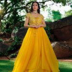 Sadha Instagram - 💛💛💛 For the one & only #neethoneydance on @starmaa … ☺️ Stylist @harinireddym Outfit @omanas_clothing Jewellery @houseofqc Hair @2727parvathi Asst @rakeshmanchi PC @sowmyartphotography #sadaa #danceshow #realityshow #judge