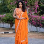 Sadha Instagram - #neethonedance show on @starmaa 🧡🧡🧡 Every Sat Sun @9:00 pm! 🤩💫 Stylist @harinireddym Designer @waterlilies_by_label_harshala Jewellery @kushalsfashionjewellery VC @prashanth_photo_graphy #sadaa #judge #danceshow #realityshow