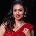 Sadha Instagram - ❤️❤️❤️ Stylist @harinireddym Saree by @samyakksarees Jewellery by @kushalsfashionjewellery PC @prashanth_photo_graphy #sadaa #judge #danceshow #realityshow