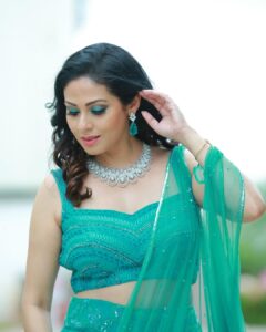 Sadha Instagram - #neethoneydance only on @starmaa every Sat Sun at 9 pm.. 💚

Stylist @harinireddym 
Designer @archithanarayanamofficial 
Jewellery @houseofqc 
PC @ranjithpawan_photography 

#sadaa #picsoftheday #danceshow #realityshow