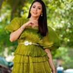 Sadha Instagram - Go green! 😀💚 For #neethoneydance @starmaa Every Sat Sun at 9 pm ☺️ Styled by @harinireddym 🫶 PC @sowmyartphotography #sadaa #judge #realityshow #danceshow