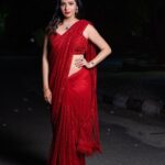 Sadha Instagram - ❤️❤️❤️ Stylist @harinireddym Saree by @samyakksarees Jewellery by @kushalsfashionjewellery PC @prashanth_photo_graphy #sadaa #judge #danceshow #realityshow