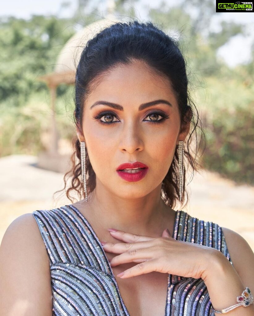 Sadha Instagram - 🪩🪩🪩 For #neethoneydance on @starmaa Do watch! Every Sat & Sun at 9 pm! 😀 Stylist @harinireddym Designer @neirinbyr VC @i_ak_photographer #sadaa #danceshow #judge