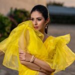 Sadha Instagram - The last ones from this look! 💛 Stylist @harinireddym Saree @on_fleek_creationss PC @prashanth_photo_graphy #picsoftheday #sadaa