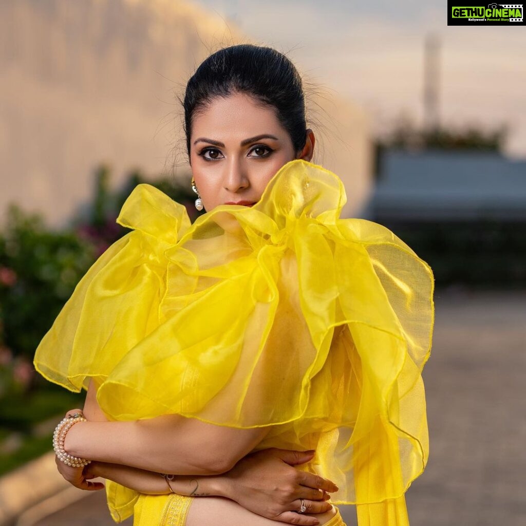 Sadha Instagram - The last ones from this look! 💛 Stylist @harinireddym Saree @on_fleek_creationss PC @prashanth_photo_graphy #picsoftheday #sadaa