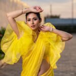 Sadha Instagram - The last ones from this look! 💛 Stylist @harinireddym Saree @on_fleek_creationss PC @prashanth_photo_graphy #picsoftheday #sadaa