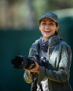 Sadha Instagram - Here’s to a happy weekend! Do whatever lightens up your face! ☺️🧿💚 Thank you @kandothportrait for these beautiful captures! 🙏