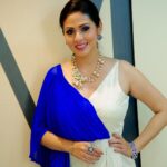 Sadha Instagram - 🧿🧿🧿 Stylist @harinireddym Designer @firoz_design_studio @divi_designers Jewellery @houseofqc #danceshow #realityshow #judge