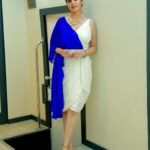Sadha Instagram - 🧿🧿🧿 Stylist @harinireddym Designer @firoz_design_studio @divi_designers Jewellery @houseofqc #danceshow #realityshow #judge