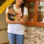 Sai Dhanshika Instagram - Taking baby Rachel home on Independence Day has made this day even more significant. I recognize that having a being in our lives comes with great responsibility, but life would be incomplete without a dog. I am incredibly grateful to @dogsofmadras for connecting me with this newborn pup, which is exactly what I was hoping for. I also want to express my gratitude to Devi, @maxysamy who rescued a pregnant dog and nurtured a newborn baby with utmost care. I aspire to do the same. #adoptdontshop #adoptindiandogs #givehometohomeless #soultosoul 🥰