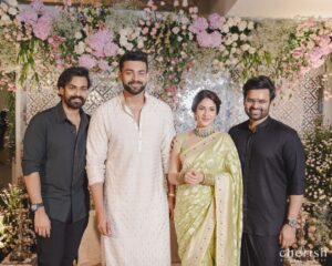 Sai Dharam Tej Instagram - Congratulations  @varunkonidela7 @itsmelavanya ❤️❤️

Wishing you both A HAPPILY EVER AFTER 🤗

#VarunLav