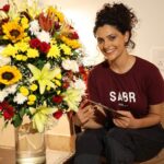 Saiyami Kher Instagram - I remember seeing a short film called “Looking for Amitabh” on how the visually challenged perceive this icon. From describing his trademark baritone to the sound of his shoes, or the scent of his perfume. We don’t even see Mr. Bachchan, but we can experience the impact created by this superstar. As a kid, the signature KBC tune meant it was bedtime. My parents would come back from work. And my grandparents would finish up their chores. Despite our diverse interests and age gaps, this one show brought three generations together. If there was a contestant who gushed over Mr. Bachchan, Aiedu, my grandmom would sit preening about him. She did this until her last breath. He was after all from her part of the country. Any compliment to him obviously meant a compliment to her. He represented the heartlands of our country. He represented the fulfillment of dreams. He represented hope. Since I began acting, there have been many ups and downs. There were so many people who brushed me off telling me I was “hopeless”. But I tried keeping my head above the water. While every rejection hurt, every rejection also made me work harder. I've always kept everything bottled up. At the premiere of Ghoomer in Melbourne, everybody was sobbing. “Show some emotion Kher saab”, AB said as he hugged me after our standing ovation. But I stood there seemingly zen about everything. In reel life I can cry buckets, in real life, you will never know how I’m feeling. Yesterday, as I sat at home pondering my fate, someone rang the doorbell. There was a bouquet of flowers and a handwritten note. My heart skipped a beat. Is this what I think it is? THE stamp of approval which every actor in this country dreams of? I looked up to the skies and finally bawled, “Look what this is, Aiedu.” Hope. Thank you @amitabhbachchan Sir ❤️