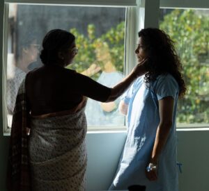 Saiyami Kher Instagram - She has probably seen me since I was born. But my first memory of Shabana Maushi was seeing her in this pristine white Lucknowi kurta, making chai. Even in something so mundane, she exuded royalty. As I grew up and became acquainted with her work, I started understanding the formidable enigma that the world knows her to be. And I was left awestruck by her body of work. 

When I decided to work in films, Dadima (Shaukat Kaifi) would help me with my diction. For the tomboy that I was, nobody believed I could become an actress. However, Dadima vociferously stood up for me. "There's an honesty in her", she'd keep telling Shabana Maushi. And being the unconditional support system that Shabana Maushi is, she would obviously broadcast the message. 

The night before I shot my first scene with her in Ghoomer, I couldn't sleep. I was working with THE Shabana Azmi. I had this mental image of what she'd be like on set. How her personality could overshadow everyone. It incited so much fear and intimidation. Yet, when she did come on set, I didn't see a trace of Shabana Azmi, the star. I could only see a hungry actor who unquestioningly surrendered to her director. I understood what makes her the force that she is. 

Filming in Indian summers on a blazing cricket field isn't an easy task. We would all be exhausted. But, when I'd come back to my vanity, all battered and bruised from the season ball, Shabana Maushi would set aside her own fatigue and ask about me. The love and concern that can only come from family. 

As we filmed the scene in which I lose my arm, that's all I could think of. Families and what they mean. And then, almost instinctively in the scene, I hugged her and cried. I don't remember what my lines were but the only thing I could bring myself to say was, "Dadima". 

I can't stop thinking of my grandparents and Dadima. They'd be so happy seeing this. And I know, somewhere in heaven, they're having a watch party. :) 

#ghoomerincinemas 
@azmishabana18 @hopeprodn