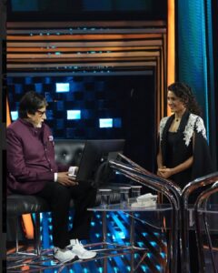 Saiyami Kher Instagram - I remember seeing a short film called “Looking for Amitabh” on how the visually challenged perceive this icon. From describing his trademark baritone to the sound of his shoes, or the scent of his perfume. We don’t even see Mr. Bachchan, but we can experience the impact created by this superstar.

As a kid, the signature KBC tune meant it was bedtime. My parents would come back from work. And my grandparents would finish up their chores. Despite our diverse interests and age gaps, this one show brought three generations together. 

If there was a contestant who gushed over Mr. Bachchan, Aiedu, my grandmom would sit preening about him. She did this until her last breath. He was after all from her part of the country. Any compliment to him obviously meant a compliment to her. He represented the heartlands of our country. He represented the fulfillment of dreams. He represented hope. 

Since I began acting, there have been many ups and downs. There were so many people who brushed me off telling me I was “hopeless”. But I tried keeping my head above the water. While every rejection hurt, every rejection also made me work harder. 

I've always kept everything bottled up. At the premiere of Ghoomer in Melbourne, everybody was sobbing. “Show some emotion Kher saab”, AB said as he hugged me after our standing ovation. But I stood there seemingly zen about everything. In reel life I can cry buckets, in real life, you will never know how I’m feeling. 

Yesterday, as I sat at home pondering my fate, someone rang the doorbell. There was a bouquet of flowers and a handwritten note. My heart skipped a beat. Is this what I think it is? THE stamp of approval which every actor in this country dreams of?

I looked up to the skies and finally bawled, “Look what this is, Aiedu.” 

Hope.

Thank you  @amitabhbachchan Sir ❤️