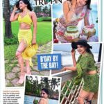 Sakshi Agarwal Instagram - Palm trees, ocean breeze, salty air, sunkissed hair and beach rain🔥 . #goa #goadiaries #goabeach #sakshiagarwal #goavibes #beachlife #waterbaby #yellowcoordset Taj Holiday Village Resort & Spa Goa