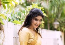 Sakshi Agarwal Instagram - She dreamed improbable dreams Followed her heart and Created her own little fairy tale✨ . @sathish_photography49 @murugeshmakeup_hair @farhaa_makeupartist @adhiraboutique_pondy . #malayalamcinema #newlook #mallugirl #sakshiagarwal #goldenhalfsaree Chennai, India