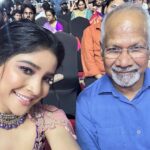 Sakshi Agarwal Instagram – A dream come true moment to be sharing the priceless moments with #ManiRatnam sir. Was awestruck over his kind gesture and down-to-earth nature. 
Have been a great fan of his movies and can’t wait to watch his magnum opus Ponniyin Selvan 2.
.
@jayamravi_official @karthi_offl @arrahman sir @aishwaryaraibachchan_arb @trishakrishnan 
.
@behindwoodsofficial 
.
@savinidii_official @murugeshmakeup_hair Chennai, India
