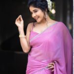 Sakshi Agarwal Instagram - Sometimes an angel Sometimes a hell raiser Always a strong woman💕 . . @makeupbyvaishalikrishnan @sri_boutique_byprema @karthipalaniappan.photography @fineshinejewels . #pinksaree #funvibes #girlnextdoor #happyugadi Chennai, India