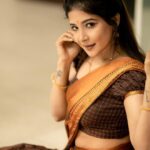 Sakshi Agarwal Instagram - Moments of beauty✨✨ . Costumes - @ivalinmabia Photographer - @camerasenthil Makeup - @priya_dharshini_makeupartist Shoot Organized by @rrajeshananda Chennai, India