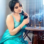 Sakshi Agarwal Instagram - Make your dreams happen✨✨ . @sathish_photography49 @fineshinejewels @makeupbyvaishalikrishnan @sri_boutique_byprema . #sareelove #sareestyle #sakshiagarwal #prettygirls #bluesaree Chennai, India