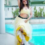 Sakshi Agarwal Instagram - Lets have fun💛 . @murugeshmakeup_hair @sathyaphotography3 @sindira_by_swethaindiran . #goodgirlshavefuntoo #indowestern Chennai, India