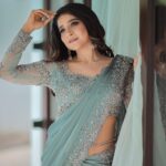 Sakshi Agarwal Instagram - Hot mess or spicy disaster😜 . @murugeshmakeup_hair @dhanush__photography @stitchhousesalem . #saree #sexyback #sareelove #kollywood #sakshiagarwal #sensous Chennai, India