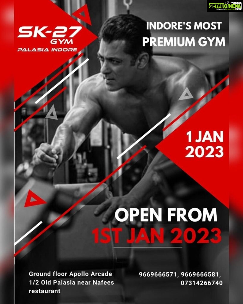 Salman Khan Instagram - Start your fitness journey with @sk27gym_palasia @sk27gym @beingstrongglobal