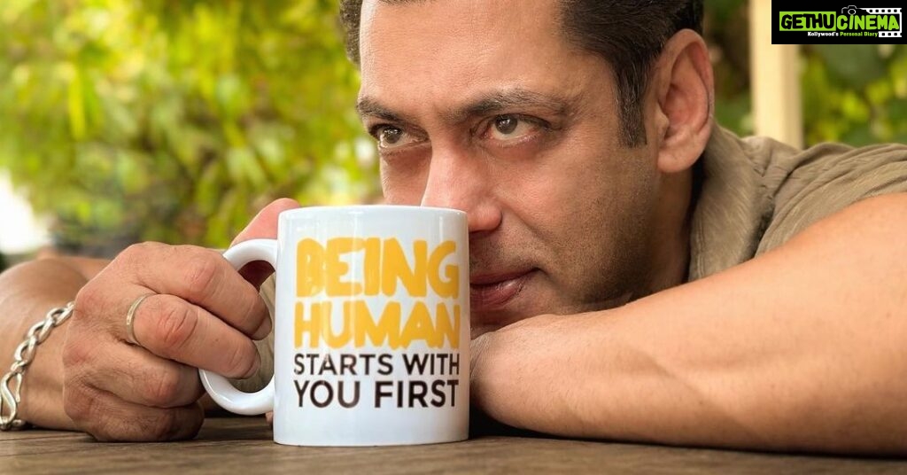 Salman Khan Instagram - Being Human starts with you first #beinghuman