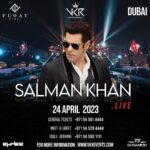 Salman Khan Instagram – Dubai see you on 24th April … 

@vkrevents
@vivekkumarrungta
@raghav.sharma.14661