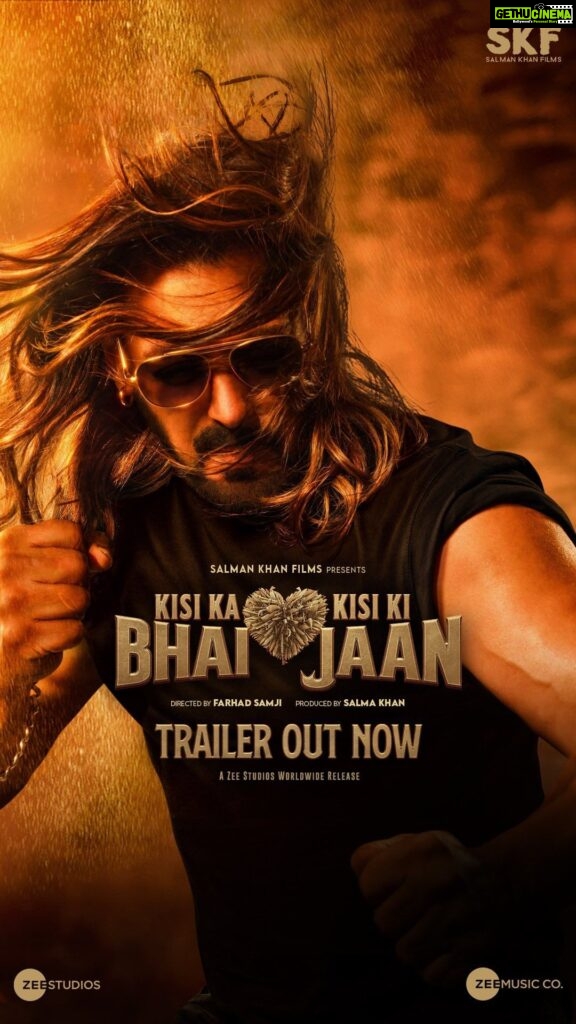 Salman Khan Instagram - Did u see the trailer with your bhai n jaan ? #KisiKaBhaiKisiKiJaanTrailer @hegdepooja @venkateshdaggubati @farhadsamji @iamjaggubhai_ @bhumika_chawla_t @singhvijender #AbhimanyuSingh @raghavjuyal @jassie.gill @thesiddharthnigam @shehnaazgill @palaktiwarii @vinali_bhatnagar @ravibasrur @realhimesh @thesajidwajid @sukhbir_singer @thisisdsp @payaldevofficial @amaal_mallik @vmanikandandop @shamiraah28 @skfilmsofficial @zeestudiosofficial @zeemusiccompany