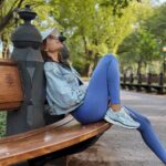 Samantha Instagram - Mornings like these.. My happy place🤍 Central Park, New York