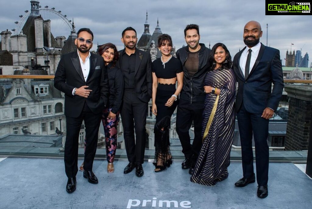 Samantha Instagram - Grateful 🖤 #CITADEL @varundvn @rajanddk @mensit @amazonprime