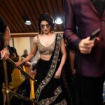Samantha Instagram - 🖤 #independencedayparade #newyork Styled by - @openhousestudio.in Outfit - @arpitamehtaofficial Jewellery- @bespokevintagejewels_shwet Style team - @poojakaranam @mehavenkatesh Shot by @abhimanyu_mahaveer Hair and makeup @iamkanwalbatool
