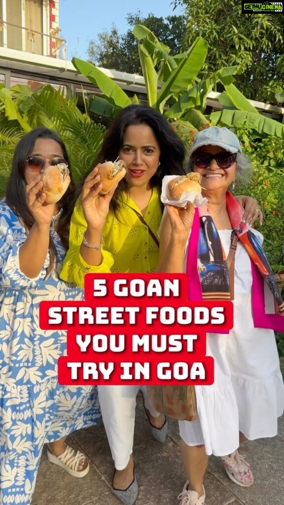 Sameera Reddy Instagram - 🏖 5 Goan street food you must try when in Goa! 1. Ros Omelette: Ros Omelette is one of the most popular street food in Goa. Egg Omelette is topped with thick Flavourful Chicken or Mutton Xacuti gravy and served along with Onion, Lime and Goan Pao. 2. Cutlet Bread: Goan Pao is stuffed with a juicy flavourful rava fried chunk of meat along with veggies and hot sauces. 3. Bhaji Pao: Bhaji pao is a popular Goan street food which is relished for breakfast or as an evening snack. It’s a mix of dried white peas gravy and potato dry sabji had with hot Goan pao. 4. Chicken Cafreal: Chicken cafreal is a Goan dish that is traditionally prepared by braising the chicken in a special cafreal masala along with the infusion of spices, herbs, and pastes. 5. Calva Tonak: A fresh oyster flavourful curry is had with Goan pao and is a crowd-pleaser! Had Ros Omelette at Hotel Samrat, Saligao Cutlet bread at D’silva fast food, Mirmar Panaji Bhaji Pao at Saligao Deck, Saligao Chicken Cafreal at Texeira’s fast food, Ribandar Calva Tonak at Cafe Devata, Ribandar @thatcheesygoan @manjrivarde #goa #foodies Goa, India