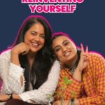 Sameera Reddy Instagram - 💘Who played Cupid for me & my hubby?👉🏼@janiceseq85 🥳 spilling the beans on her video podcast #BackToTheStart to talk about the art of reinvention, the highs and lows of my social media journey and what it took for me to go from “Sexy Sam” to “Messy Mama”! For all my sexy mamas out there, this one’s a MUST WATCH ❤️ link in my bio 📍