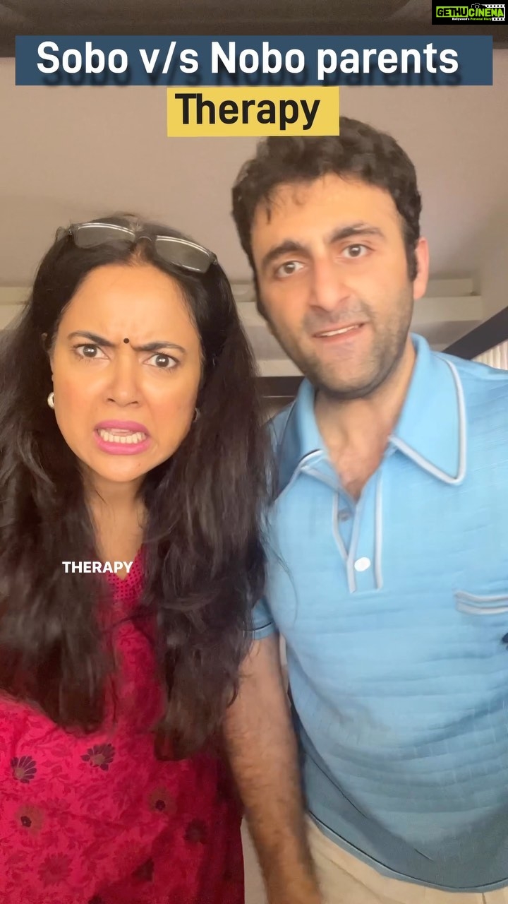 Sameera Reddy Instagram - SoBo v/s NoBo Parents 💥Therapy