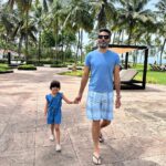 Sameera Reddy Instagram - Every couple has a pose! This is ours 😜 #familyvacation