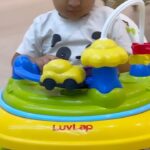 Sameera Sherief Instagram – Walker isn’t safe for our kids, a lot of accidents tend to happen when kids are on walkers. So get one which has anti skid stoppers and also allows parental control. @luvlap.in has their comfy walker cum rocker which is great in promoting independence having the parental control.