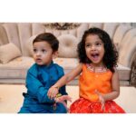 Sameera Sherief Instagram – Wrapped in Sibling Love! 💕 As a mother, witnessing the bond between my beautiful niece and son fills my heart with joy. On this Rakshabandhan, let’s celebrate the caring hearts of all the siblings, the laughter they share, and the cherished moments that define their sibling relationship. They’re not just each other’s family, but forever friends. Use my code SAMEERARB50 to get discount ❤️ on @firstcryindia 

#firstcryrakhi23 #firstcrykirakhi #FussNowAtFirstcry #FirstcryIndia #Firstcry #collaboration #ShopAtFirstcry #FussyIsFantastic  #rakshabandhan #Rakhi2023 #kidsethnicwear #brothersisterlove #Festive fashion