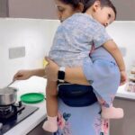 Sameera Sherief Instagram – Using @buttbaby.india has been a game changer! Arhaan feels safe n comfortable n so is my back! 🥰
Ofcourse the viral around has made him extremely clingy. Hope he gets better soon 👩‍👦