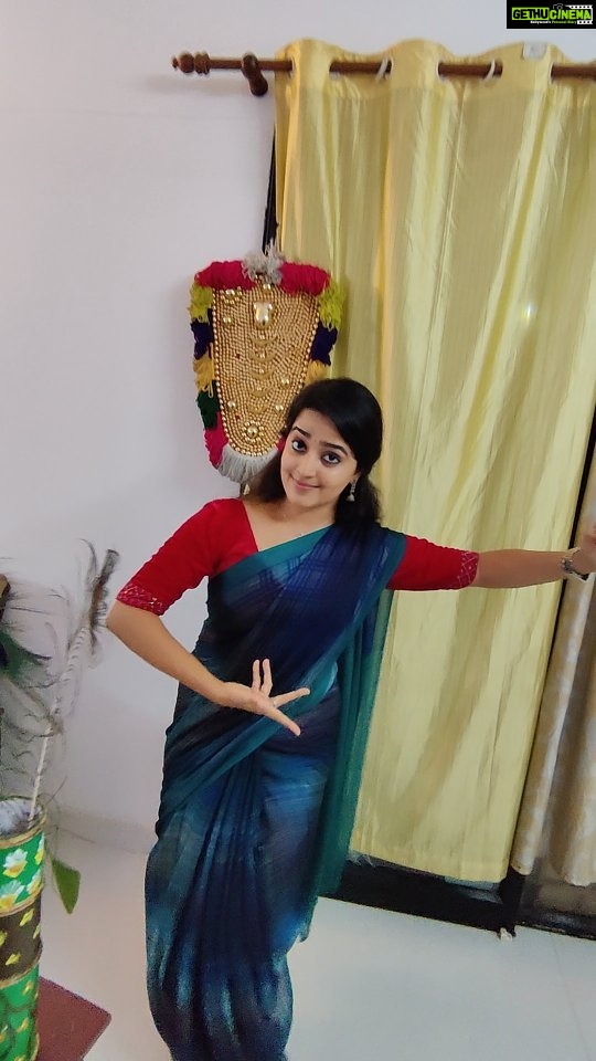 Samskruthy Shenoy Instagram - Ramachandraya janaka 🙏🏻❤ VC - @aswathi_sasidharan__ #classicaldance #ramachandrayajanaka #trendingreels #lovefordance #practice