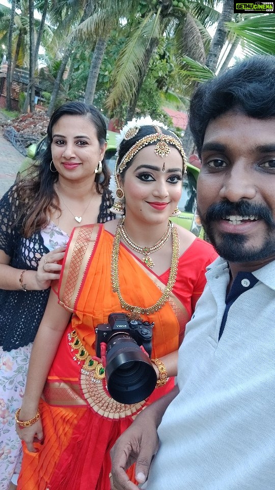 Samskruthy Shenoy Instagram - First experience classical dance makeover🥰🤩 . Actress @samskruthysam . Mup @beleza_studio_academy @aswathi_sasidharan__ . Cam @imagiophotography_official . #dancereels #classicaldance #kerala #traditional