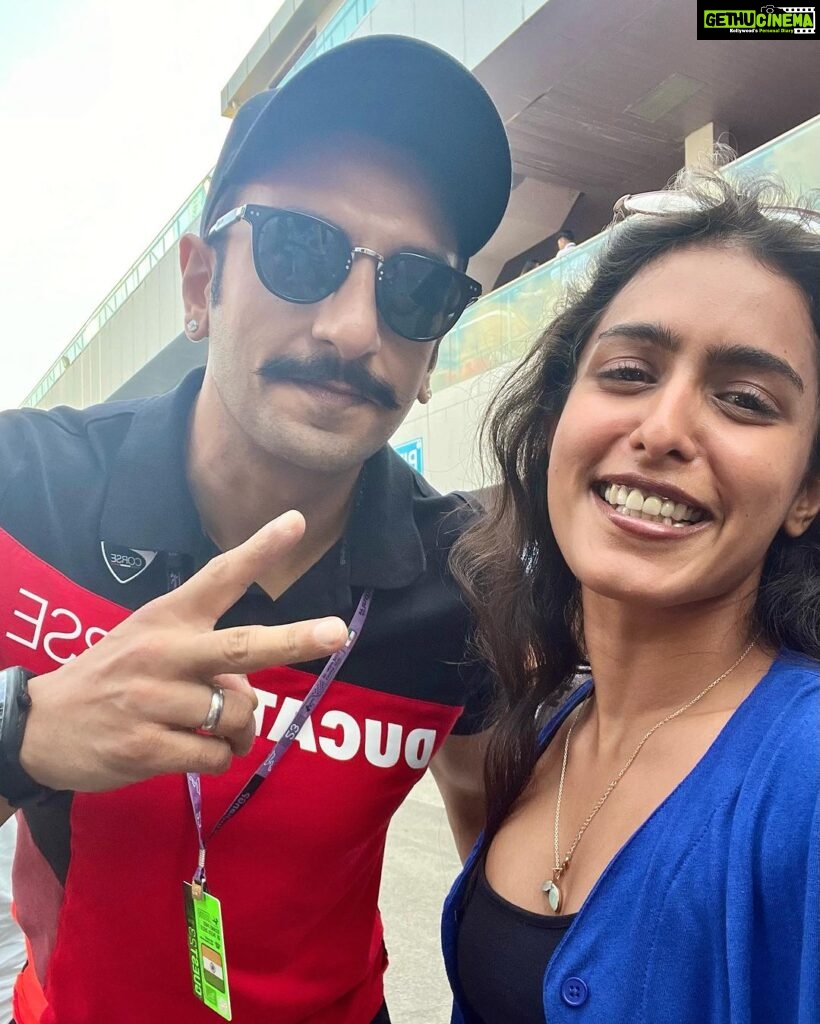 Samyuktha Hegde Instagram - Moto GP India 2023🏍🏁 Met some cool people, got to see the race, the pit, the riders from soo up close, what an exciting weekend this was #motogpindia #motogp Buddh International Circuit