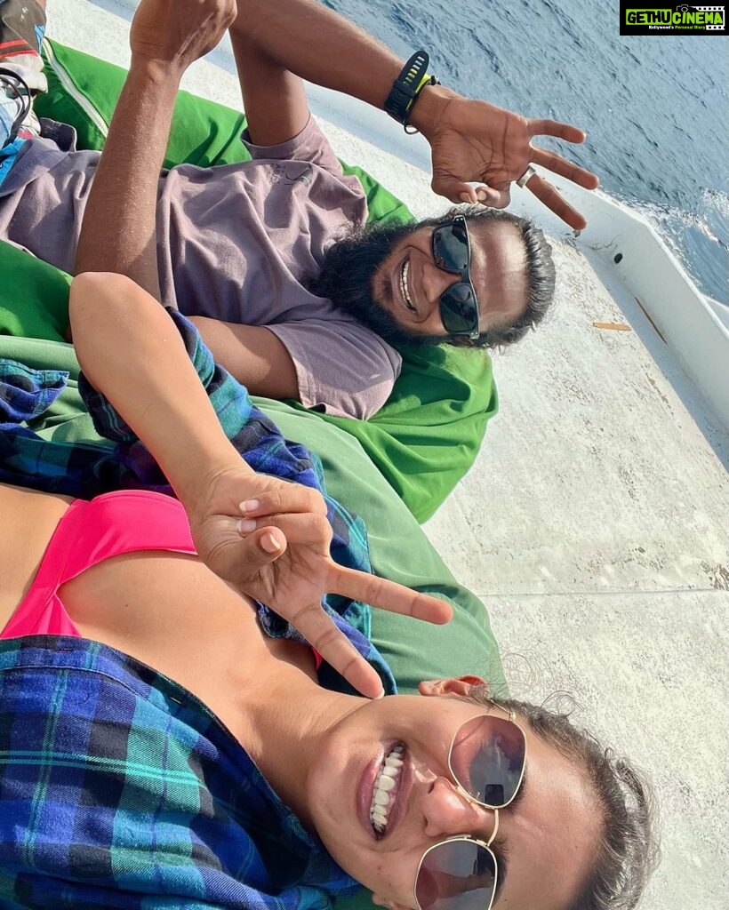 Samyuktha Hegde Instagram - Feeling blue in the best way possible! Maldives dump 🏝️ Soooo much travel stuff i have in my gallery! #islandgirl #maldives #ocean #waterbaby