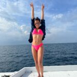 Samyuktha Hegde Instagram – Feeling blue in the best way possible!
Maldives dump 🏝️ 
Soooo much travel stuff i have in my gallery! 

#islandgirl #maldives #ocean #waterbaby