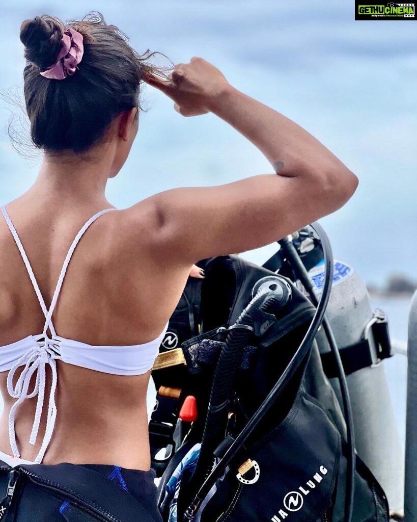 Samyuktha Hegde Instagram - Island vibes 🏝️and scuba dives 🤿 With every plunge, excitement smiles 😊 #scubadiving #thailand #islandgirl Koh Tao, Thailand