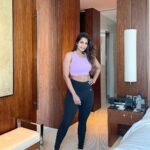Samyuktha Shanmughanathan Instagram – Vacation work out 💕