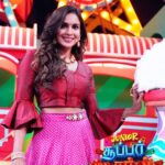 Samyuktha Shanmughanathan Instagram - Celebration start 🎉 #throwbackthursday Outfit : @annamstudio Jewelry : @aaranyarentaljewellery Pc : @teamcreators